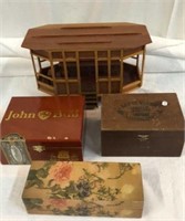 Cigar Boxes, Train & Jewelry Box Y11A