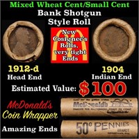 Small Cent Mixed Roll Orig Brandt McDonalds Wrappe