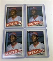 4 Rookie 1985 Eric Davis Topps Baseball Cards
