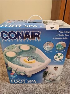 Conair Ultra Massaging Foot Spa (New In Box)
