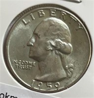 1959D Washington Quarter Silver