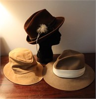 Set of 3 Men's Hats