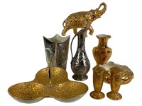 MCM Weeping Gold & Silver Decorative Pieces