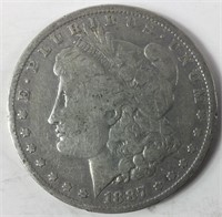 1887 O Morgan Silver Dollar - 90% US Coin