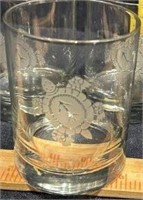 Etched Turtle Glasses (5 in set)