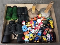 Assortment of Toys & Binoculars