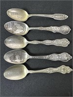 Sterling Silver Spoons State Series