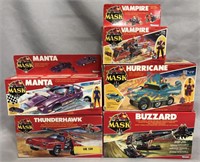 1986/87 Kenner MASK, Lot of 5 Boxed Vehicles