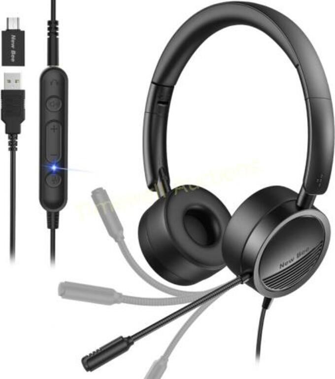 USB Headset with Mic - 1-pack