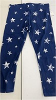 New medium star leggings patriotic