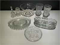 VTG EAPG Pieces - Bread Plates, Compote, Cups,