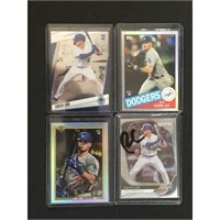 Four Gavin Lux Baseball Cards