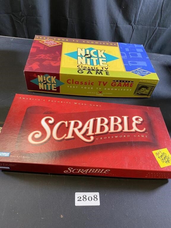 Board Games Nick At Night & Scrabble