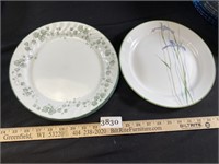 Corelle Ivy Dinner Plates & Shadow Iris