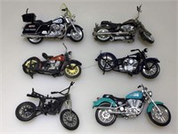 Die Cast 1:18 Scale Motorcycles. Some May Be