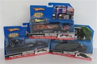 (3) Hot wheels Truck & Transporters in Boxes.