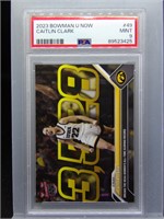 Caitlin Clark 2023 Bowman Scoring Record PSA 9