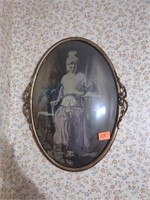 Oval Convex picture of Circus Performer