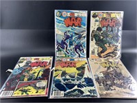 5 Charleton comics from War including #8, 9, 13, 1