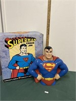 1997 WB Studios Superman Cookie Jar Large w/Box