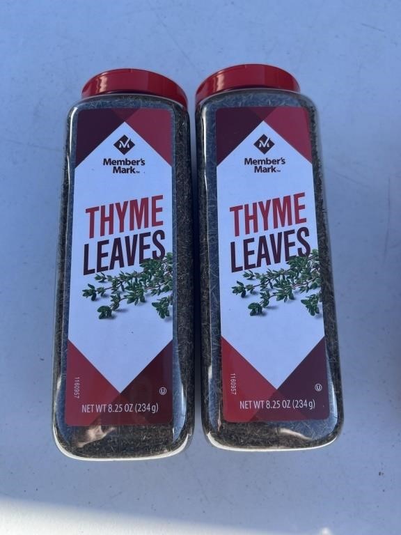 2 Set of Thyme Leaves (9.25oz.)