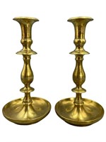 Heavy Brass Candle Holders