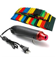 ($39) Heat Shrink Tubing Kit,Mini Heat Gun +