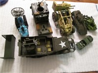 Lot of Toy Army Vehicles - GI Joe, Diecast