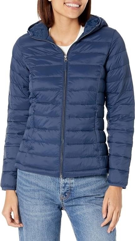 Women's Long-Sleeve Puffer Jacket, Large