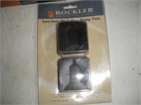 (2) Rockler Sure Foot Pipe Clamps w/Pads  NEW