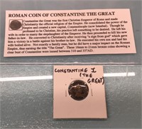 Roman coin of Constantine The Great