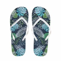 New Summer Triopical Flip Flops Size 9/10