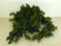 * Two 8' Long Artificial Evergreen Garlands and