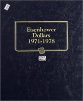 COMPLETE SET OF EISENHOWERS DOLLARS 1971-1978