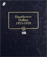COMPLETE SET OF EISENHOWERS DOLLARS 1971-1978