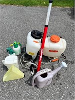 Garden spraying equipment and accessories