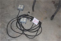 EXTENSION CORDS WITH RECEPTACLE ENDS