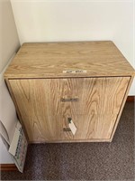 Two-drawer filing cabinet