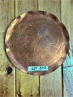 Solid copper platter