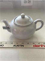 White ceramic teapot, unmarked