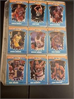 1990 Fleer Basketball w/ All Star Stickers Set