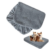 Dog Bed Covers Soft Plush Replacement Washable, Wa