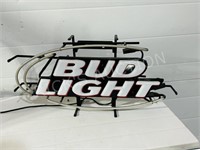 Vintage Bud Light neon bar light