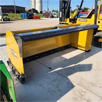 8' HLA Skid Steer Mount Snow Blade In Exc. Cond.