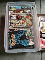 Tub of comic books