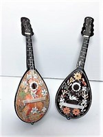 Two Miniature Musical Mandolins