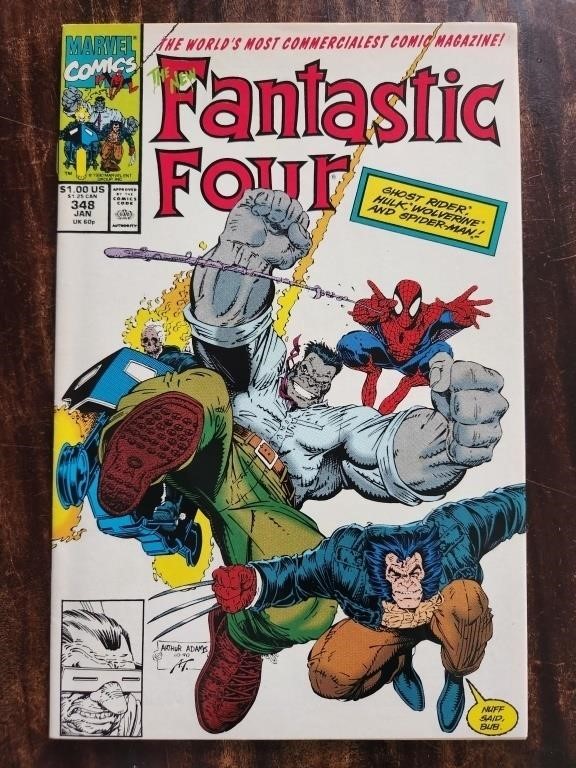 Fantastic Four #348 (1991) 1st cvr NEW FANTASTIC 4