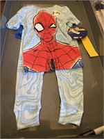 boys size 4 spiderman 3 pc. p.j. set long pants
