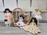 Vintage Porcelain Dolls