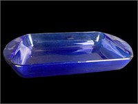 Anchor Hocking Blue Glass Casserole 8x11"